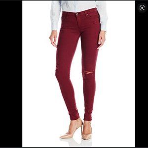 AG Adriano Goldschmied Women's Protege Vintage Jean, Plum Wine Torn, 30, NWT!!!